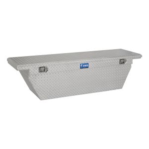 UWS Bright Aluminum 69" Deep Angled Truck Tool Box, Low Profile (LTL Shipping Only) TBSD-69-A-LP