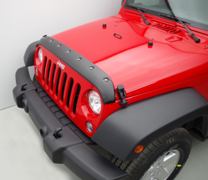 Focus Auto Design Hood Protector Tough Guard for 07-18 Jeep Wrangler JK, JKU TG7W07
