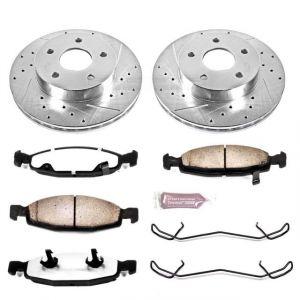 Power Stop Front Z36 Extreme Performance Truck & Tow Brake Kit for 99-02 Jeep Grand Cherokee WJ with Teves Calipers K2147-36