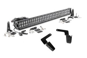 Rough Country LED Light Kit Bumper Mount 30" Black Dual Row For 07-14 Toyota FJ Cruiser 70652