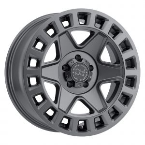 Black Rhino York Wheel In Matte Gun Metal Grey 25127G71-