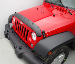 Focus Auto Design Hood Protector Smooth Tough Guard for 07-18 Jeep Wrangler JK, JKU TS7W07