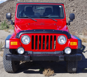 Focus Auto Design Hood Protector Smooth Tough Guard for 00-06 Jeep Wrangler TJ TS7W96