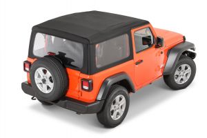 Mopar Black Twill Soft Top Kit for 18-24 Jeep Wrangler JL 2-Door 82215804-