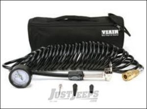 Viair 5-in-1 Inline Inflation/Deflation Coil Hose With 120 PSI Guage 00029