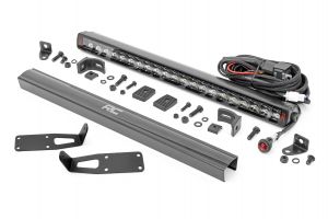 Rough Country LED Light Kit Bumper Mount 20" Spectrum Single Row For 10-18 Dodge Ram 2500/3500 80568