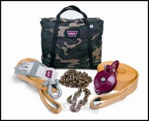 WARN Heavy-Duty Winching Accessory Kit with Camouflage Bag 29460