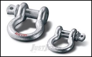 WARN D-Ring Shackle 1/2" Shackle With 1/2" Pin 4000lbs (Each) 88998