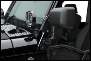 Warrior Products Mirror Relocation Brackets For 2007-14 Jeep Wrangler JK 2 Door & Unlimited 4 Door Models 1501