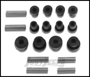 Warrior Products Replacement Greaseable Shackle Bolts and Bushing Kit For 1955-75 Jeep CJ5 1801A