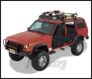 Warrior Products Rock Barz with Step For 1984-01 Jeep Cherokee XJ 7432