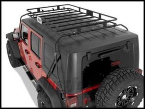 Warrior Products Safari Sport Rack for JK Wrangler For 2007-18 Jeep Wrangler JK 2 Door Models 877