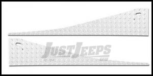 Warrior Products Front Fender Covers For 1998-06 Jeep Wrangler TJ Models (Polished Diamond) 91601
