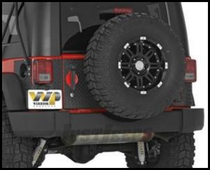 Warrior Products Tailgate Cover For 2007-18 Jeep Wrangler JK 2 Door & Unlimited 4 Door (Black Aluminum Diamond) 920D-1PC
