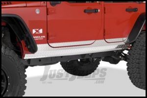 Warrior Products Rocker Panel Sideplates For 2007-14 Jeep Wrangler JK Unlimited 4 Door Models 922E