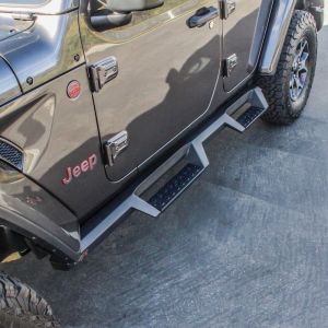 Westin HDX Drop Nerf Steps in Textured Black for 20+ Jeep Gladiator JT 56-14165-