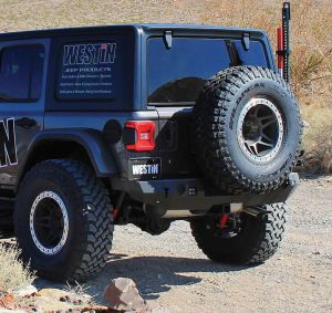 Westin WJ2 Rear Bumper for 18+ Jeep Wrangler JL, JLU 59-