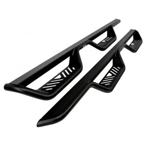 Westin Outlaw Drop Nerf Bars Textured Black for 07-18 Jeep Wrangler JK Unlimited 4-Door 20-13295