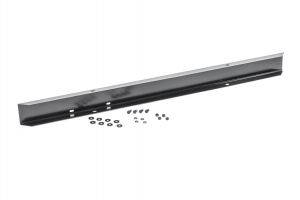 Kentrol 54" Front Bumper Without Holes in Black Powder Coated Stainless Steel for 55-86 Jeep CJ Vehicles 50430