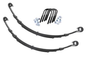 Rough Country Front Leaf Springs 4" Lift Pair for 76-86 Jeep CJ5, CJ7 8019Kit