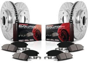 Power Stop Z23 Front & Rear Evolution Sport Brake Kit for 18-25+ Jeep Wrangler JL, JLU Sport & Sport-S (BRY) K7939
