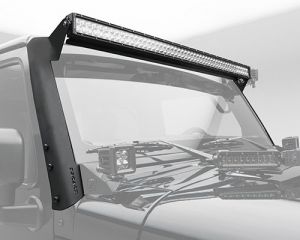 ZROADZ 52" LED Light Bar with Front Roof Level Mounting Kit for 07-18 Jeep Wrangler JK, JKU Z374811-KIT-S