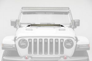 ZROADZ Hood Cowl Mounting Brackets with Single Row 30" LED Light Bar for 18-25+ Jeep Wrangler JL Z364931-KIT