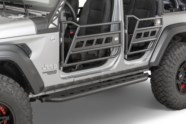 JJS4WD Fishbone Offroad Front and Rear Tube Doors for 18+ Jeep