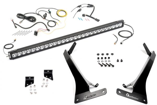 JJS4WD Buy Quadratec J5 LED Light Bar with Windshield Mounting