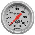 Auto Meter 2-1/16" Boost Gauge, 0-60 PSI, Ultra-Lite 4305