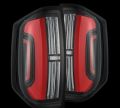 AlphaRex Prismatic LED Taillights Black Red for 14-21 Toyota Tundra 672052